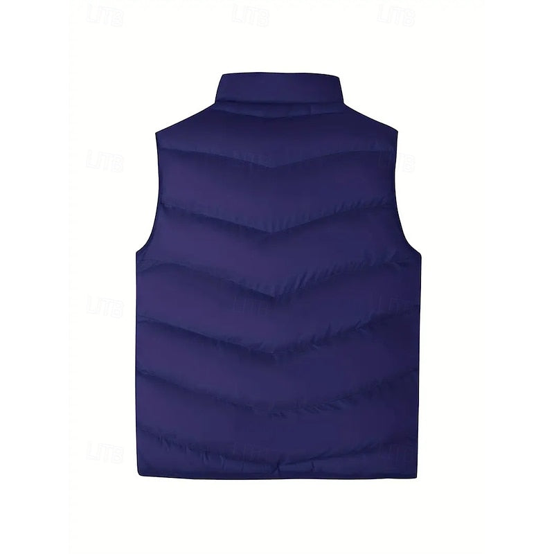 Men's Insulated Quilted Sleeveless Puffer Vest