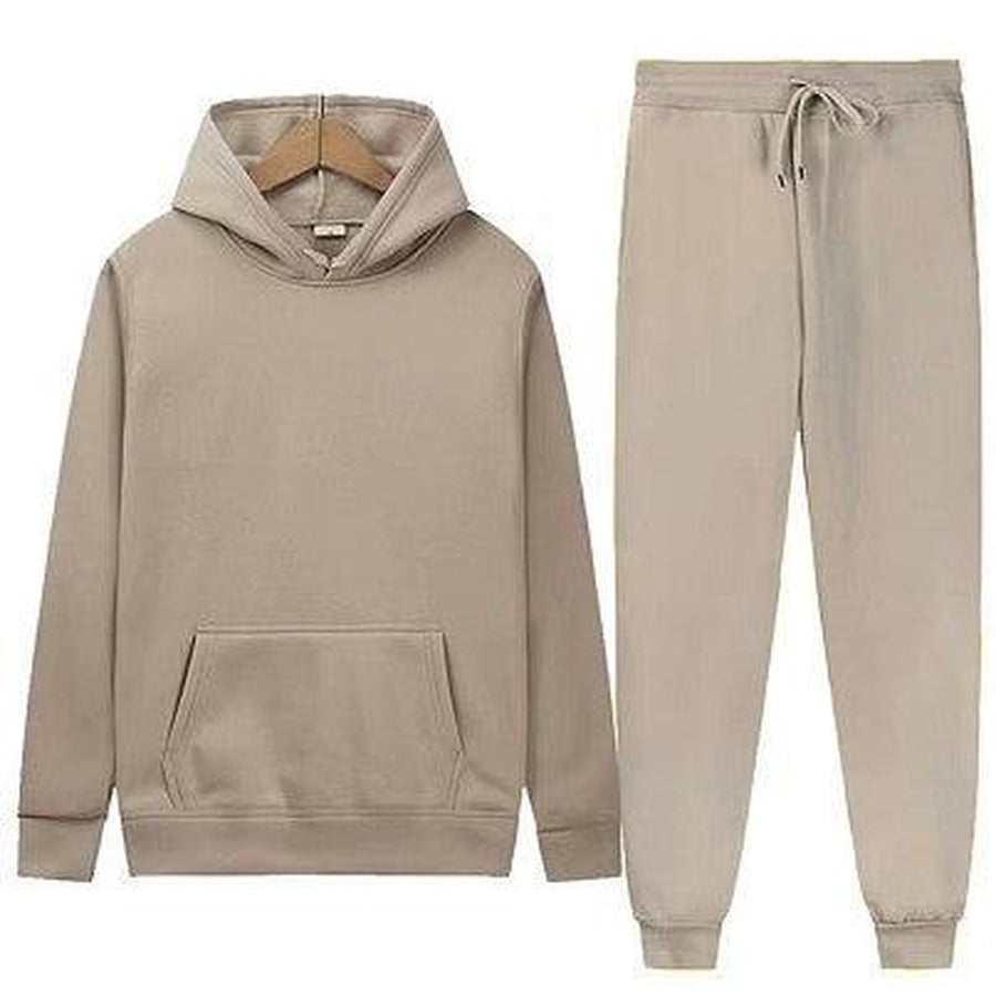 Men's Roomy Hoodie Joggers Loungewear Sweatsuit Set