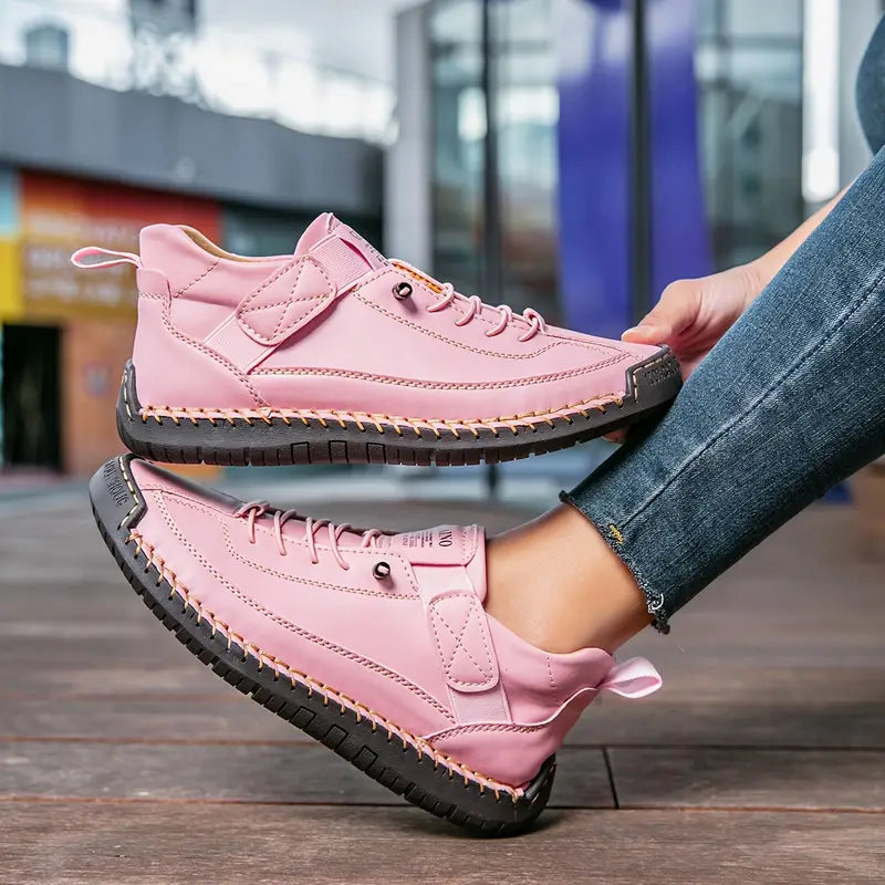 Women's Cushioned Sole Roomy Orthopedic Walking Sneakers