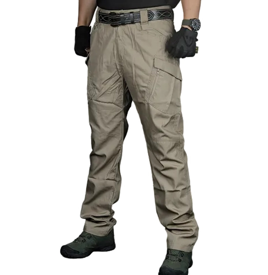 Men's Light Rain Repellent Zipper Pocket Trail Pants