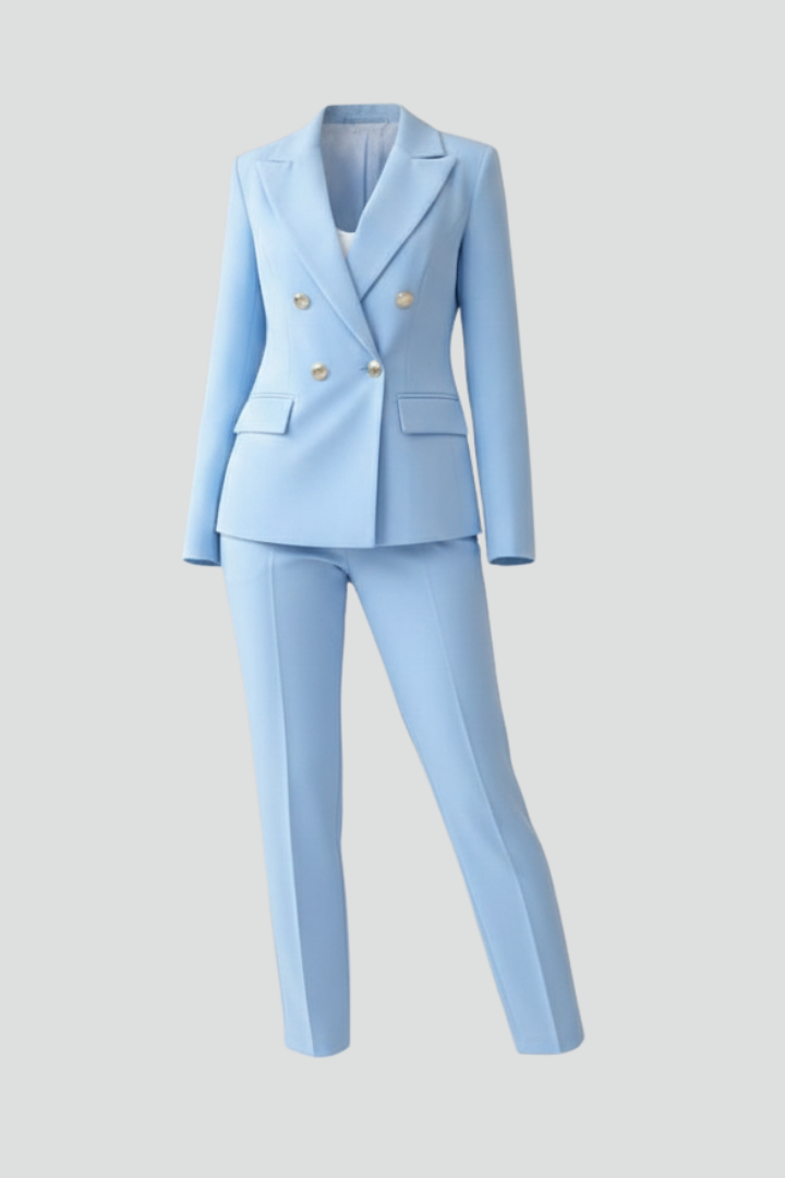 Women's Confident Tailored Meeting Formal Blazer Suit