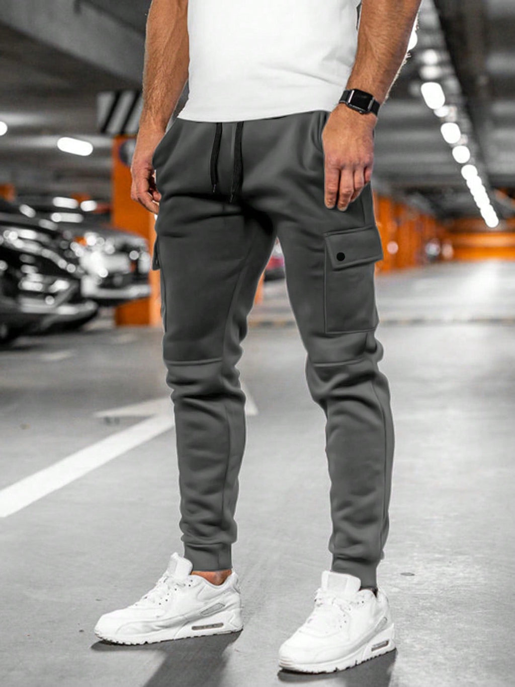 Men's Easy Stretch Ankle-Length Sweatpants