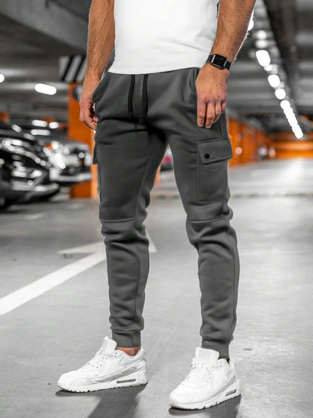Men's Easy Stretch Ankle-Length Sweatpants