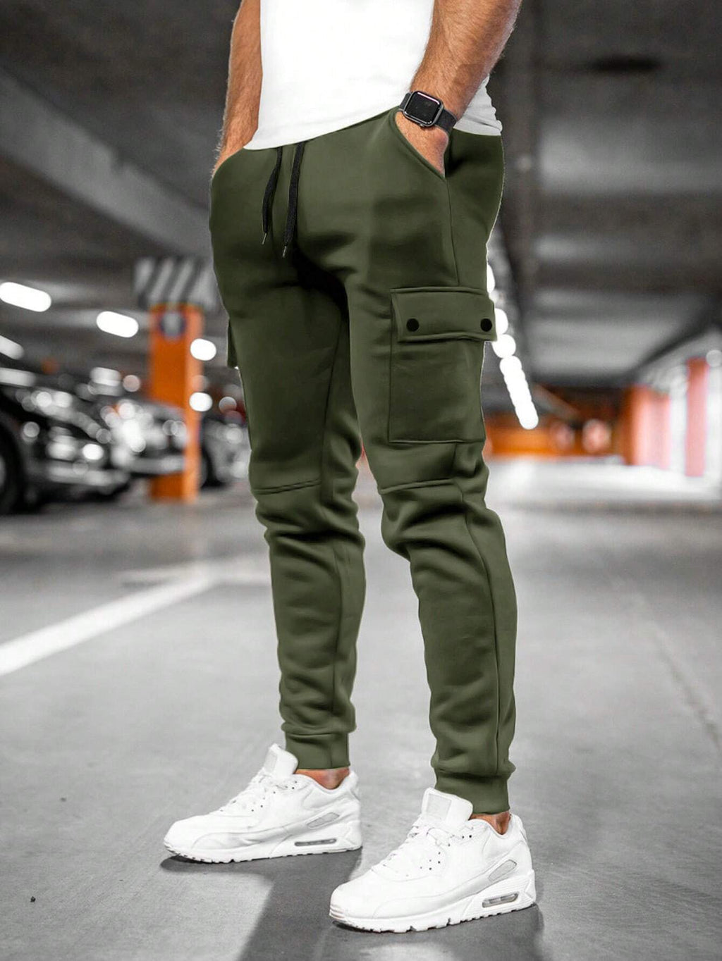 Men's Easy Stretch Ankle-Length Sweatpants