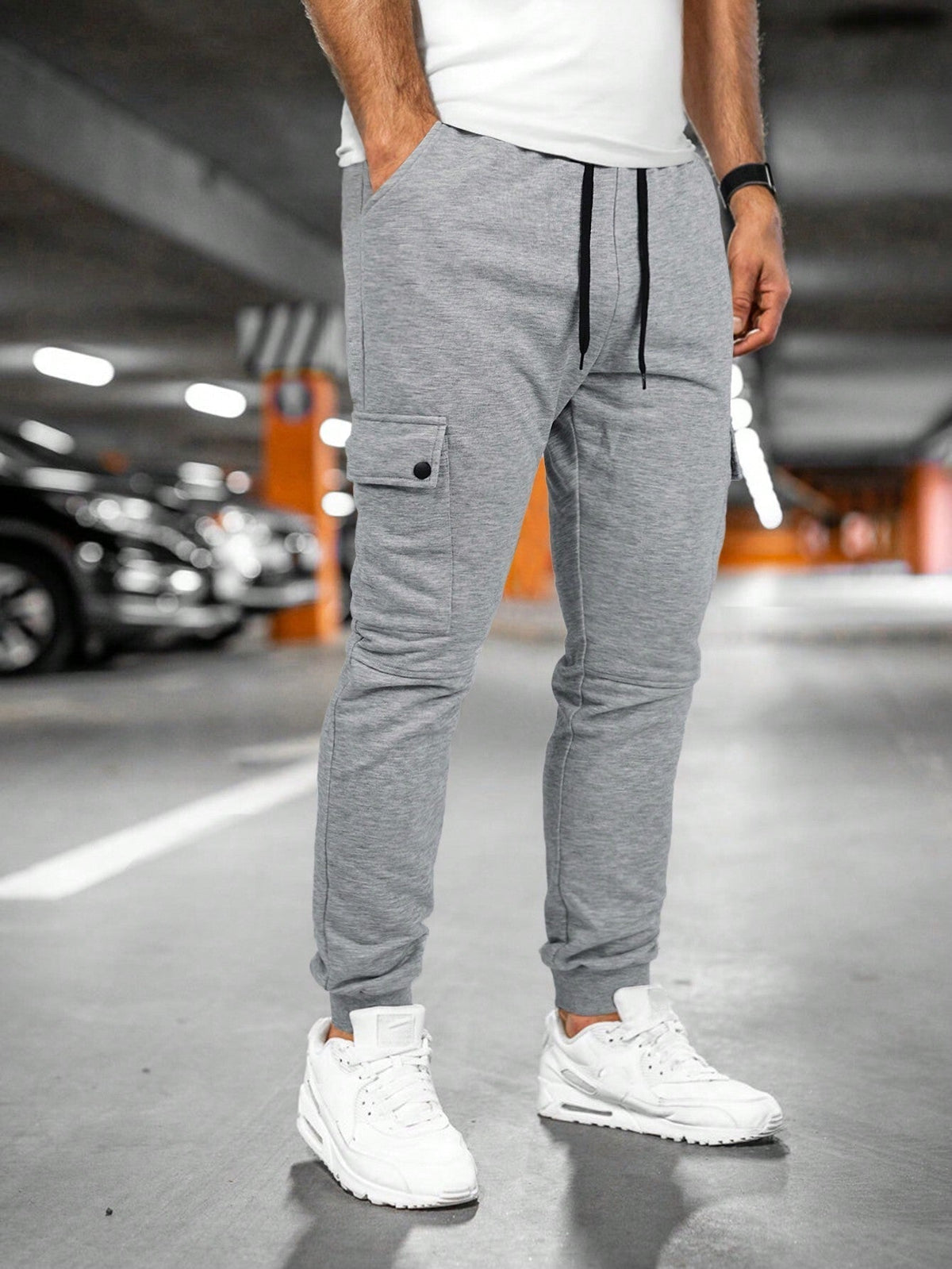Men's Easy Stretch Ankle-Length Sweatpants