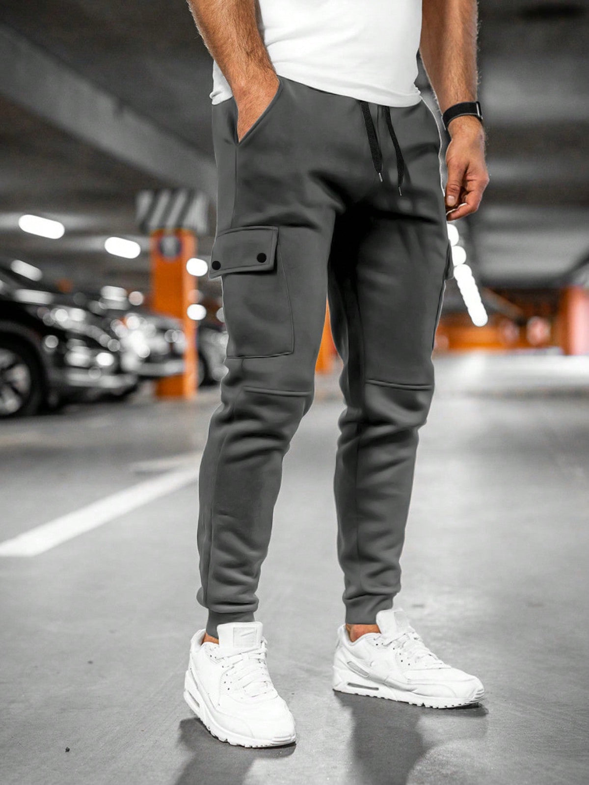 Men's Easy Stretch Ankle-Length Sweatpants