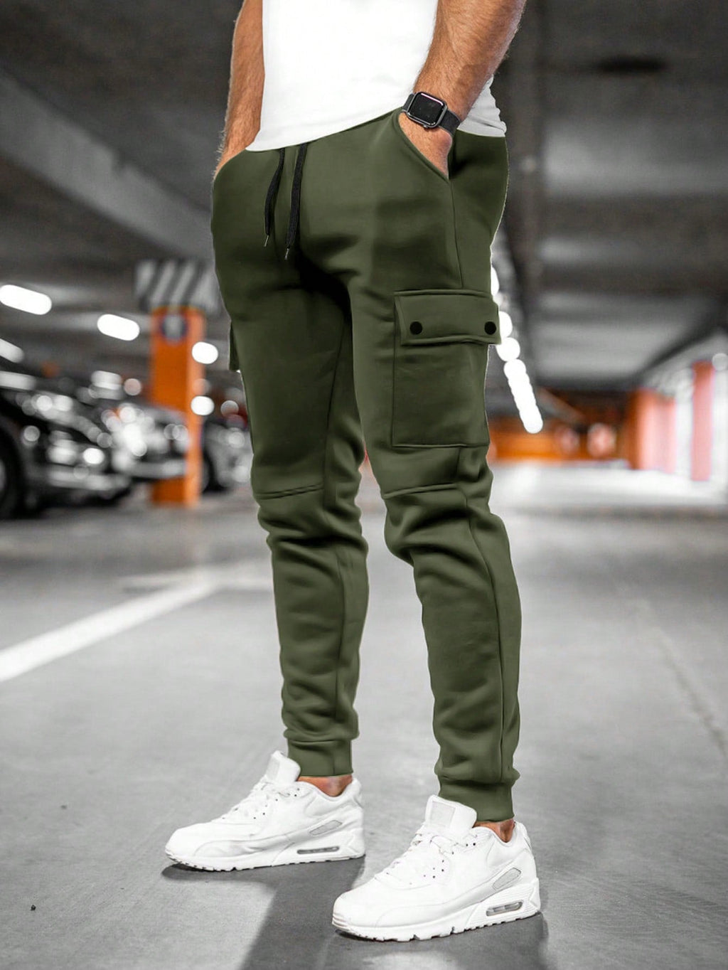 Men's Easy Stretch Ankle-Length Sweatpants