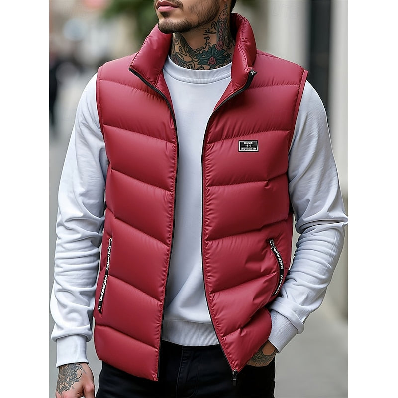 Men's Insulated Quilted Sleeveless Puffer Vest