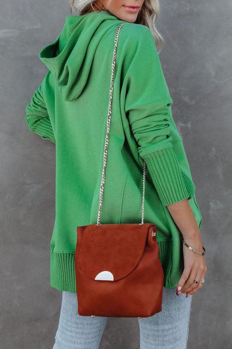 Women's Roomy Snap-Button Hoodie Pullover