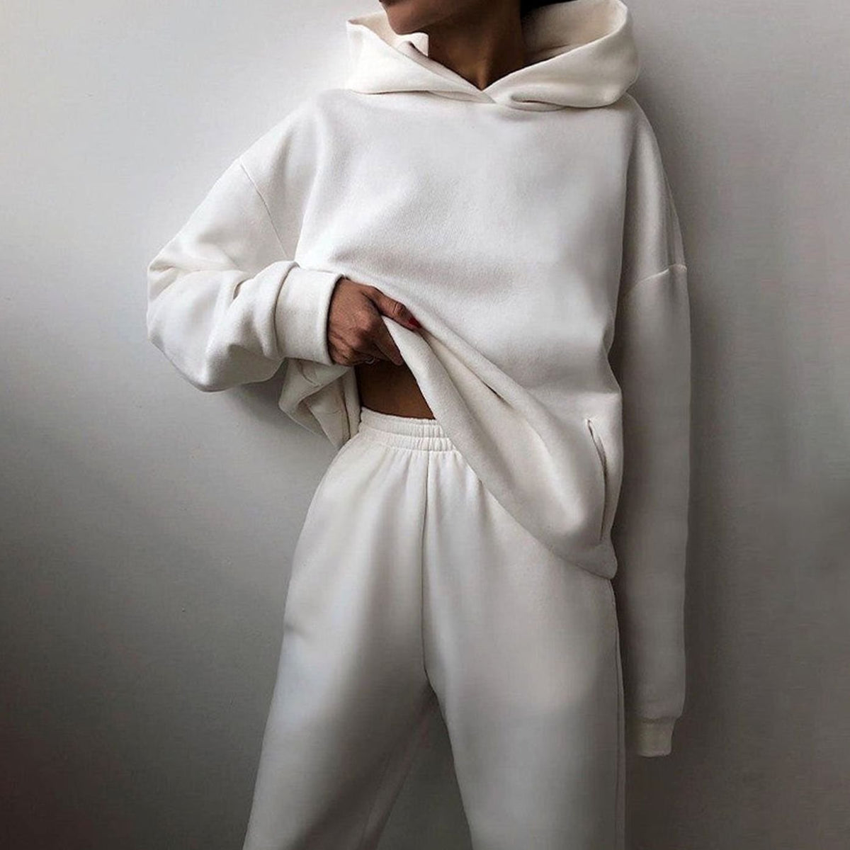 Women's Cozy Movie Night Hoodie Sweatsuit Set