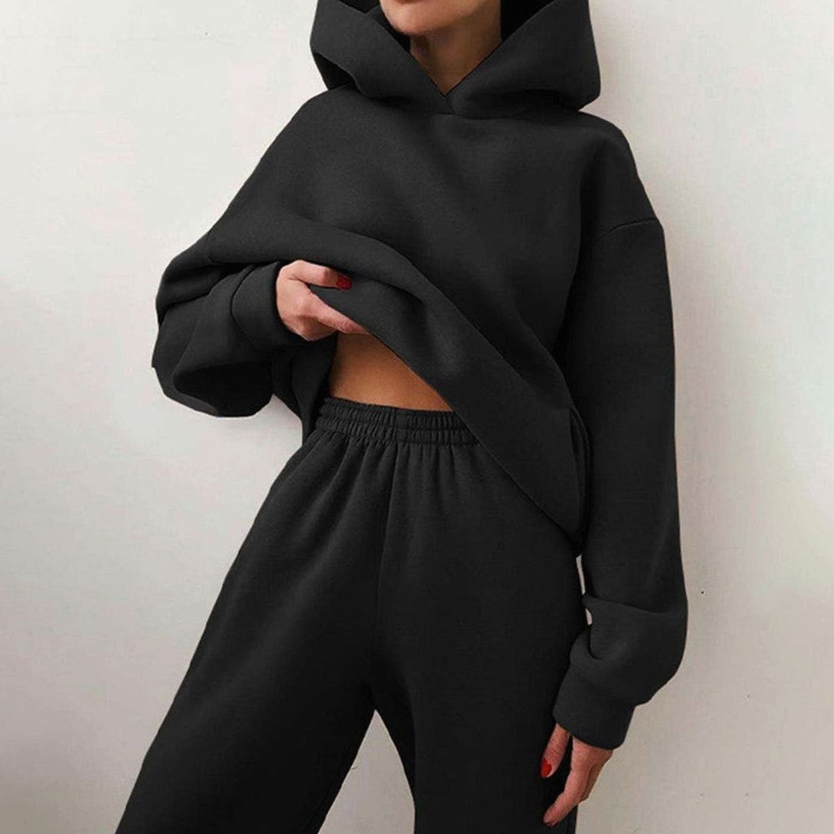 Women's Cozy Movie Night Hoodie Sweatsuit Set