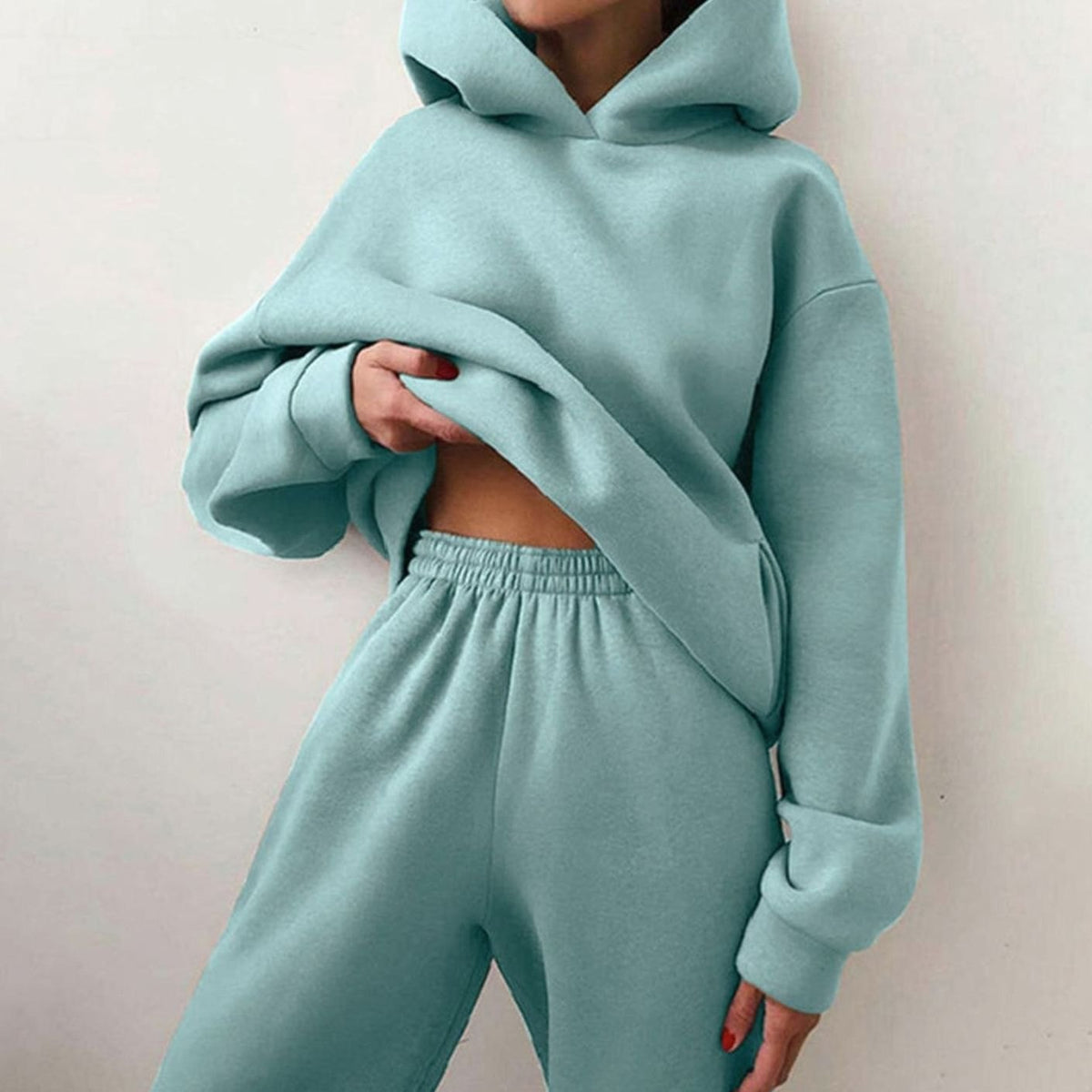 Women's Cozy Movie Night Hoodie Sweatsuit Set