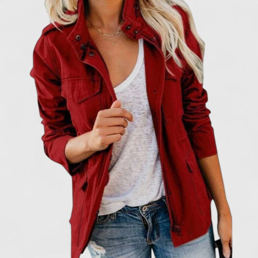 Women's Cinched Waist Light Field Jacket
