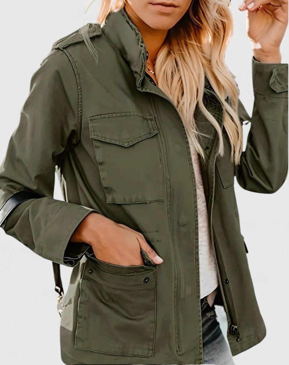 Women's Cinched Waist Light Field Jacket