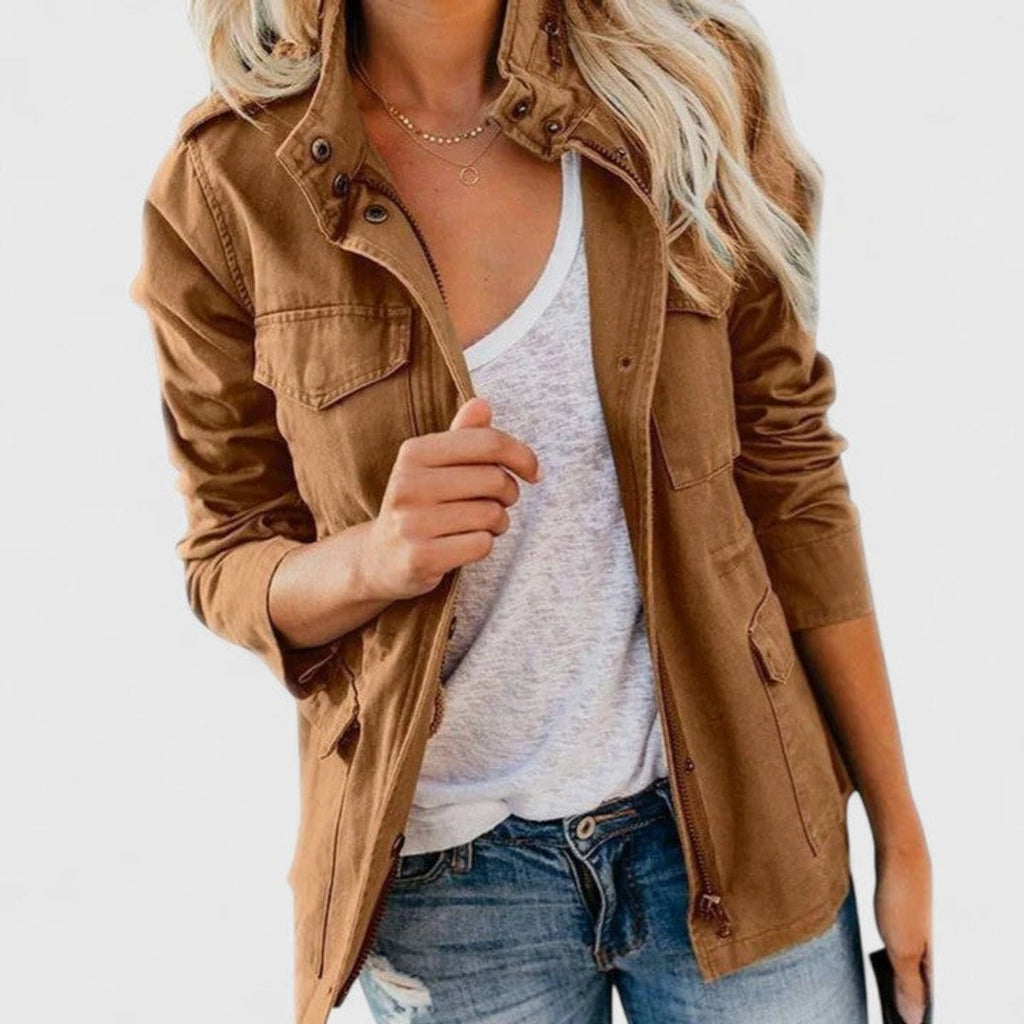 Women's Cinched Waist Light Field Jacket