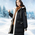 Women's Thick Insulated Puffer Coat with Hood