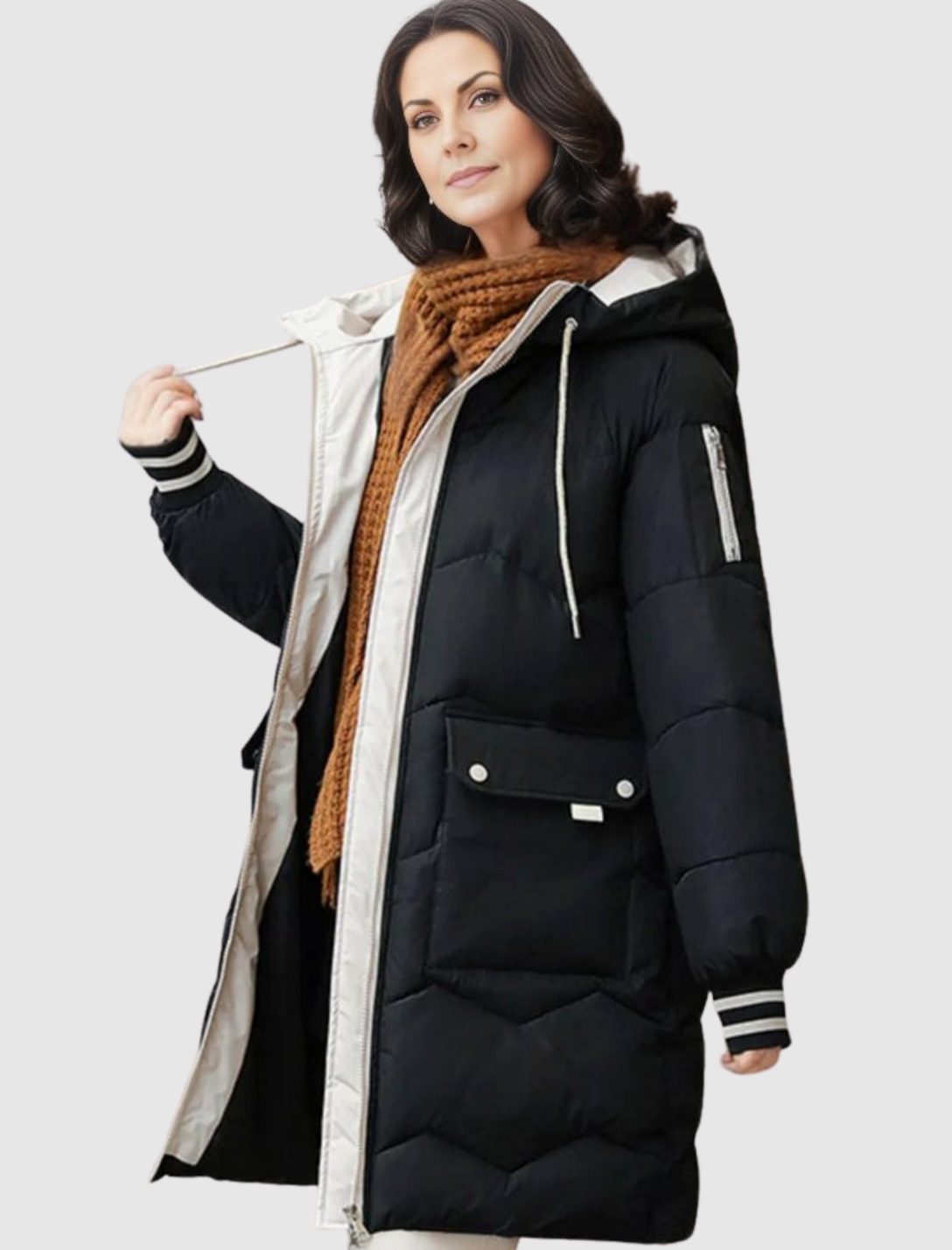 Women's Thick Insulated Puffer Coat with Hood