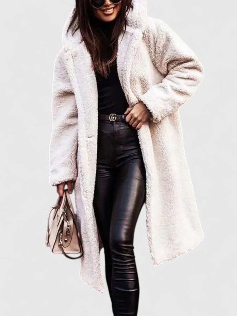 Women's Cozy Teddy Fleece Winter Coat