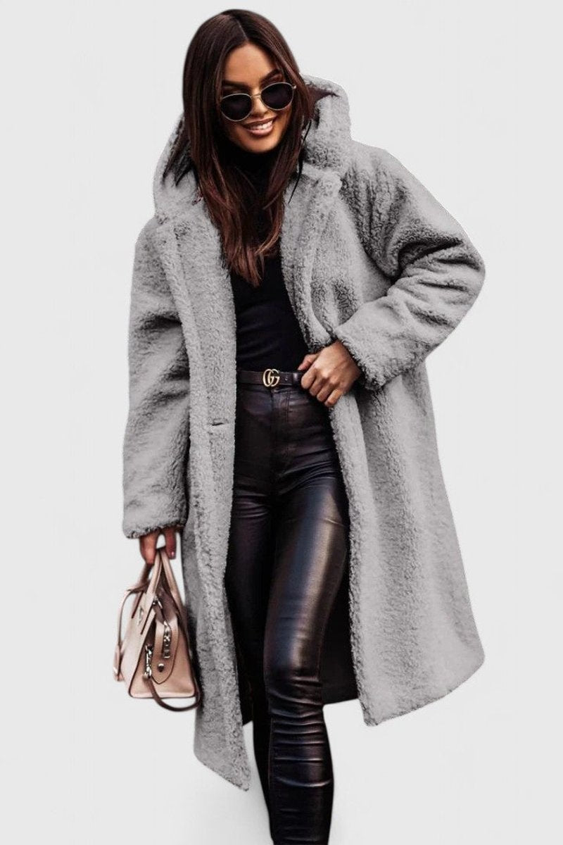 Women's Cozy Teddy Fleece Winter Coat