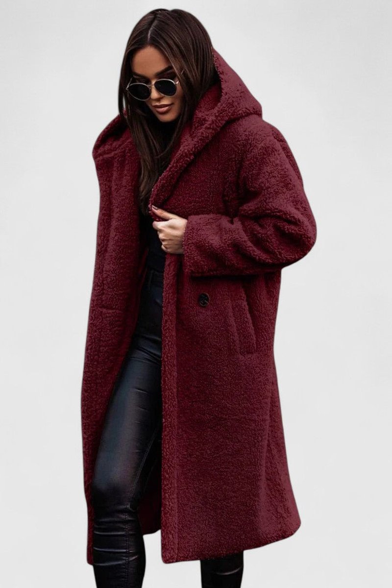 Women's Cozy Teddy Fleece Winter Coat