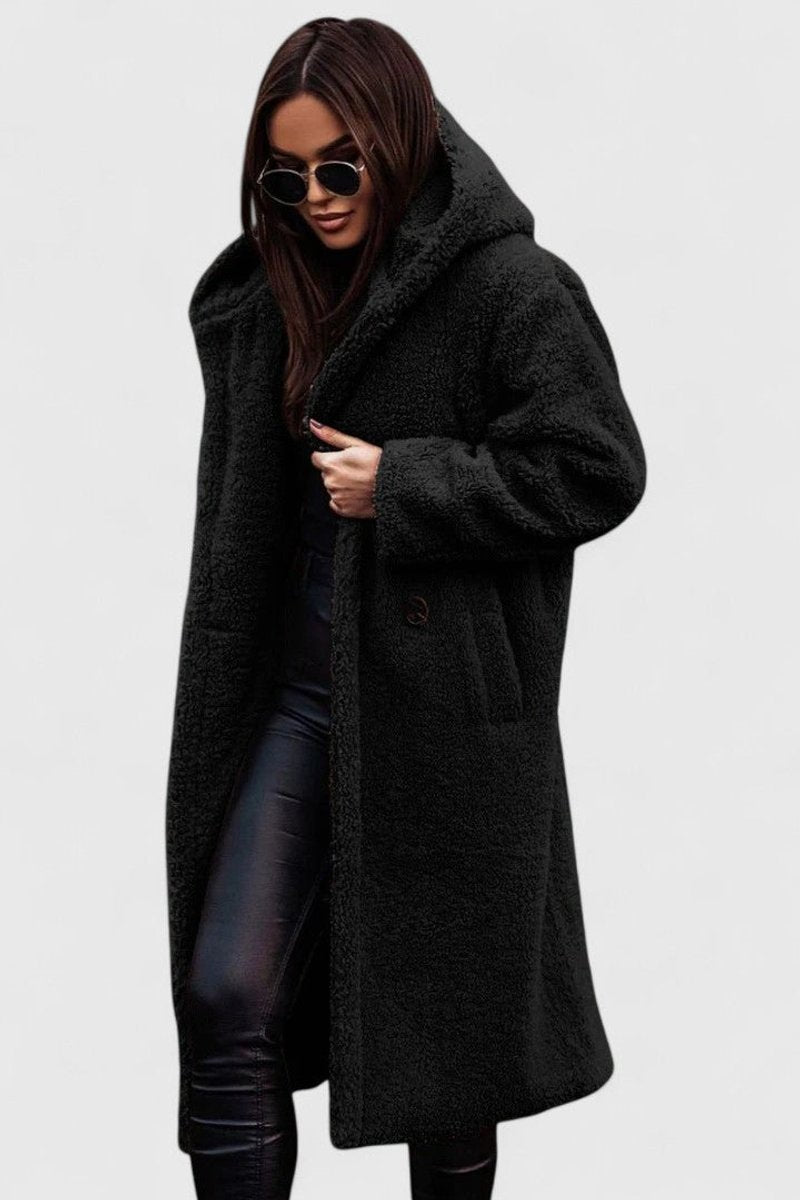 Women's Cozy Teddy Fleece Winter Coat