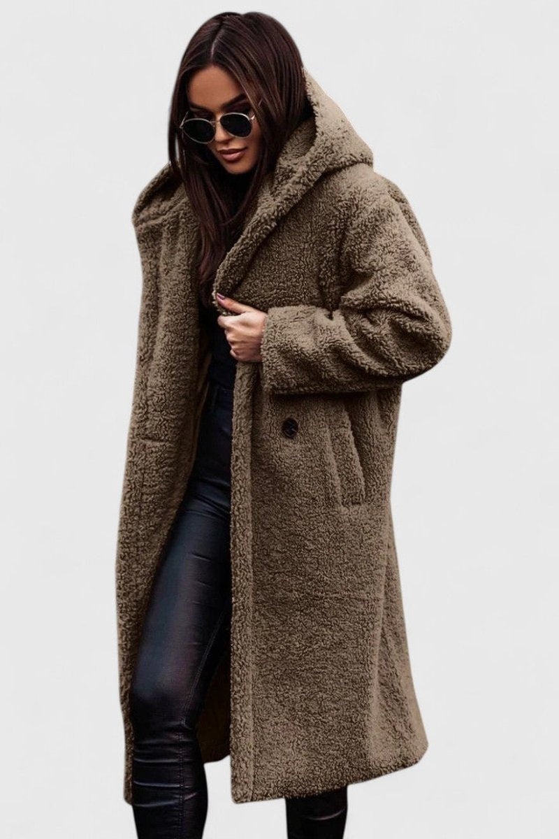 Women's Cozy Teddy Fleece Winter Coat
