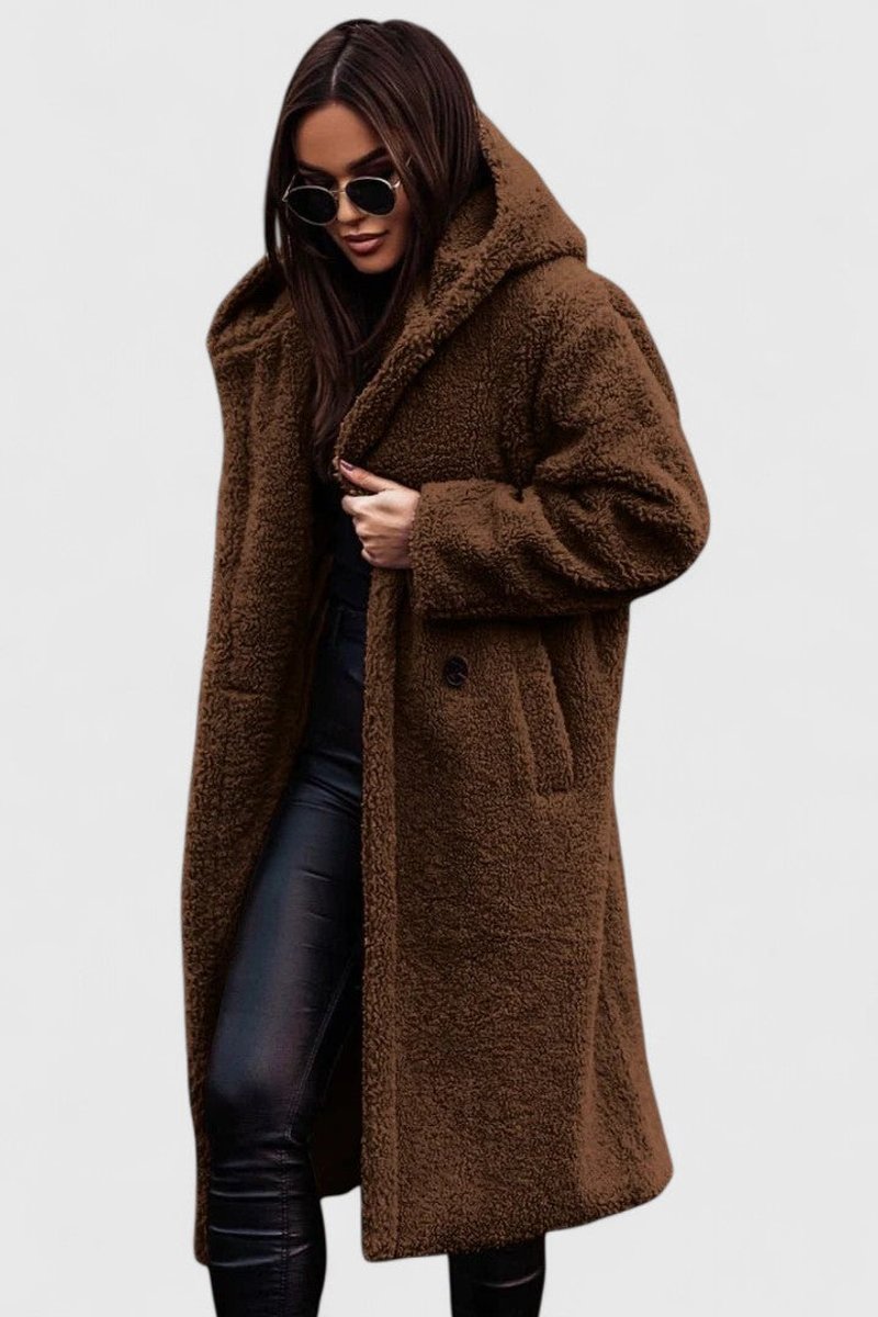 Women's Cozy Teddy Fleece Winter Coat