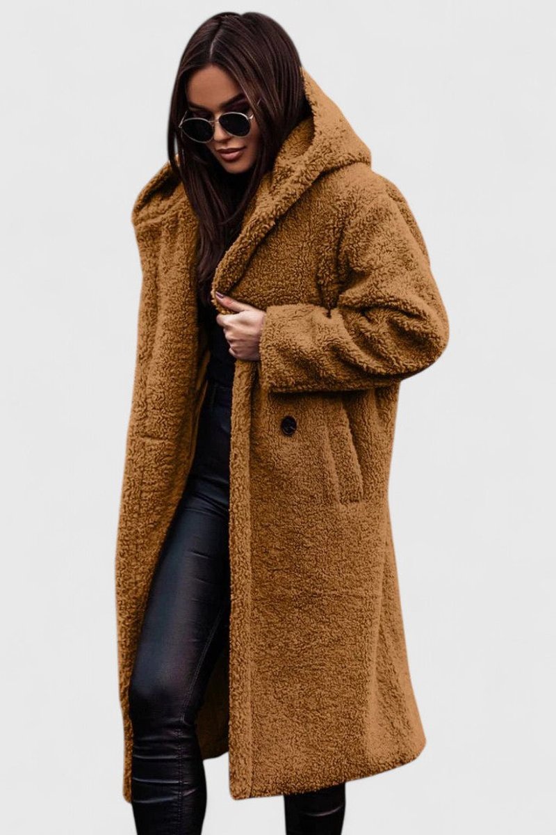 Women's Cozy Teddy Fleece Winter Coat
