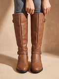 Women's Tall Riding Boots with Cushioned Footbed