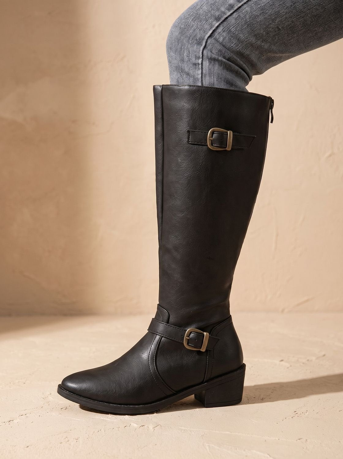 Women's Tall Riding Boots with Cushioned Footbed
