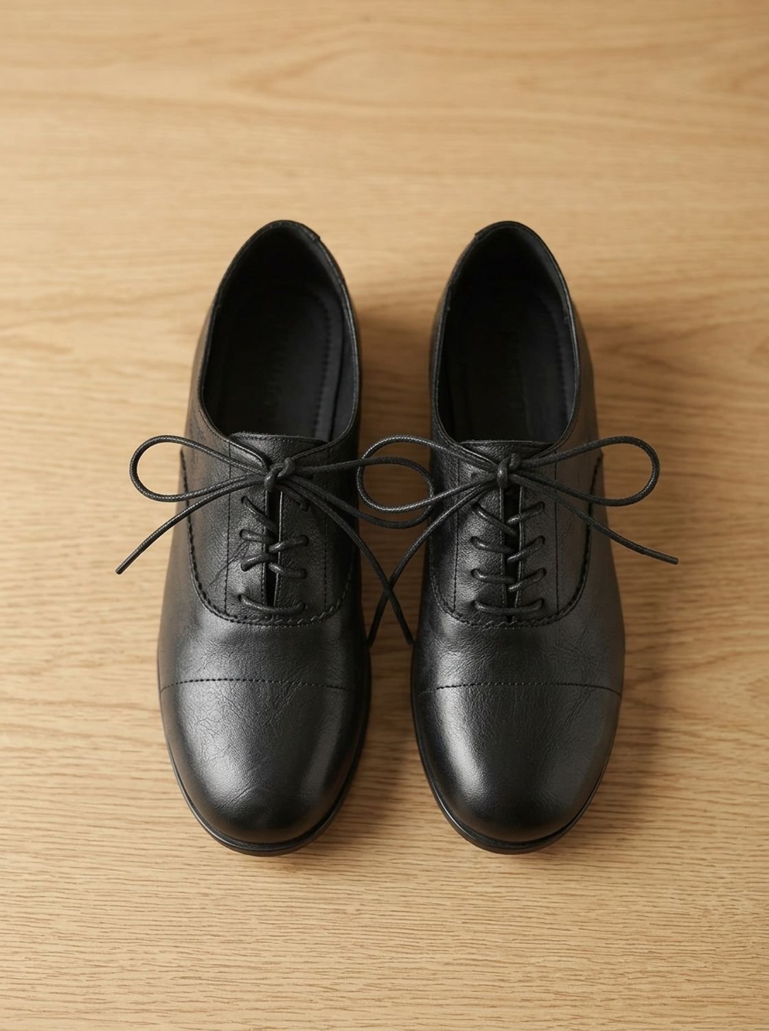 Women's Vintage Style Cushioned Cap Toe Flat Oxfords