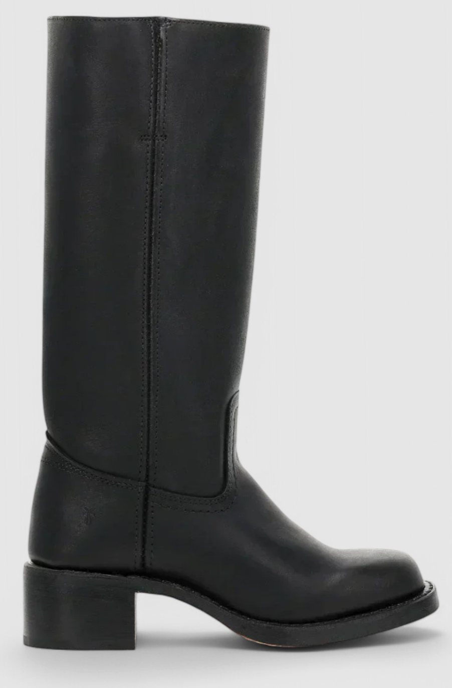 Women's Knee-High Stacked Heel Genuine Leather Boots