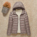 Women's Compact Fold-Up Quilted Puffer Coat