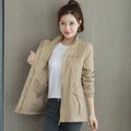 Women's Drawstring Bomber Jacket for Cool Summer Evenings
