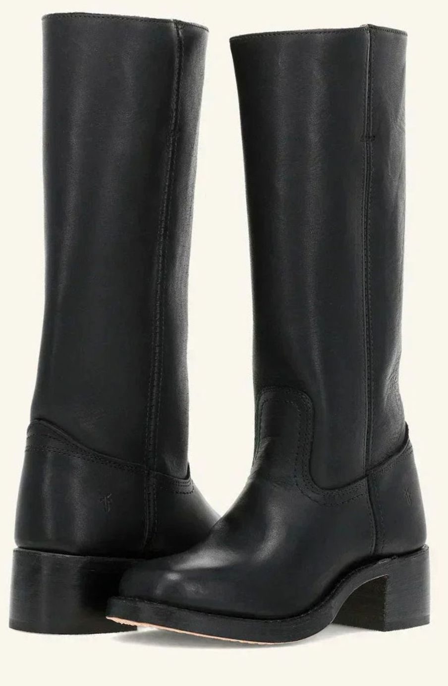 Women's Classic Mid-Calf Stacked Heel Cowgirl Boots