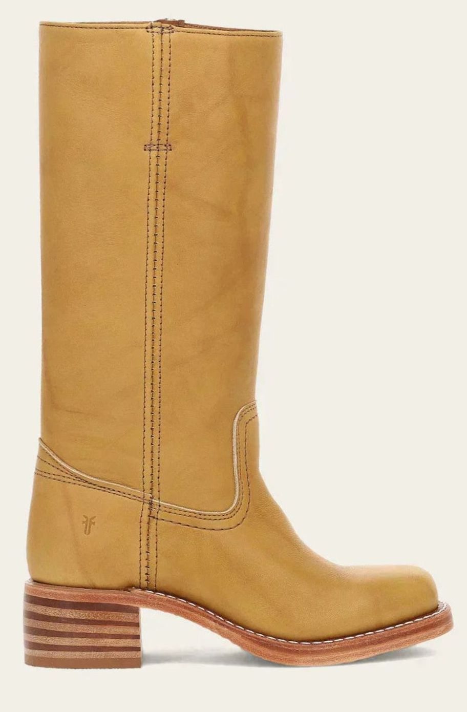 Women's Classic Mid-Calf Stacked Heel Cowgirl Boots