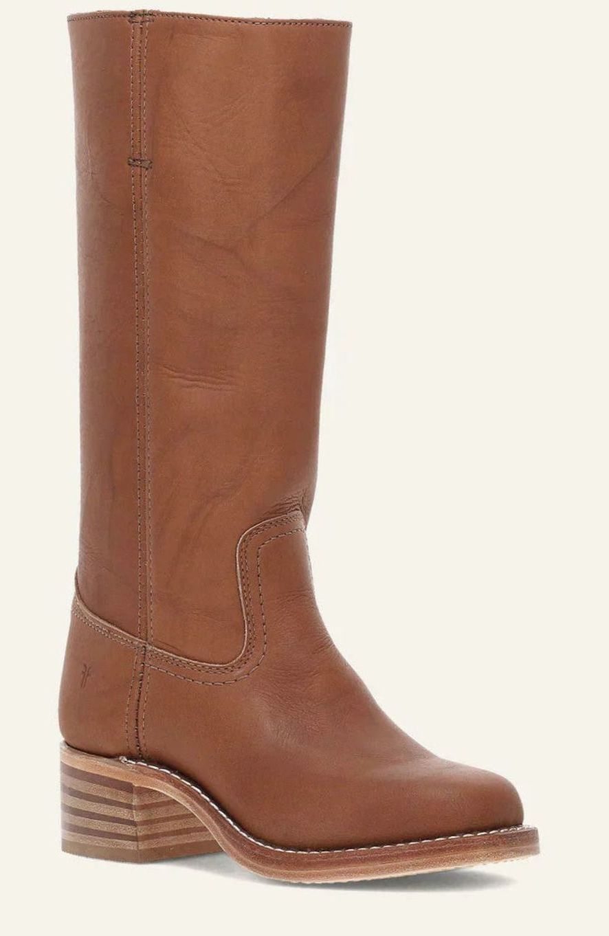 Women's Classic Mid-Calf Stacked Heel Cowgirl Boots