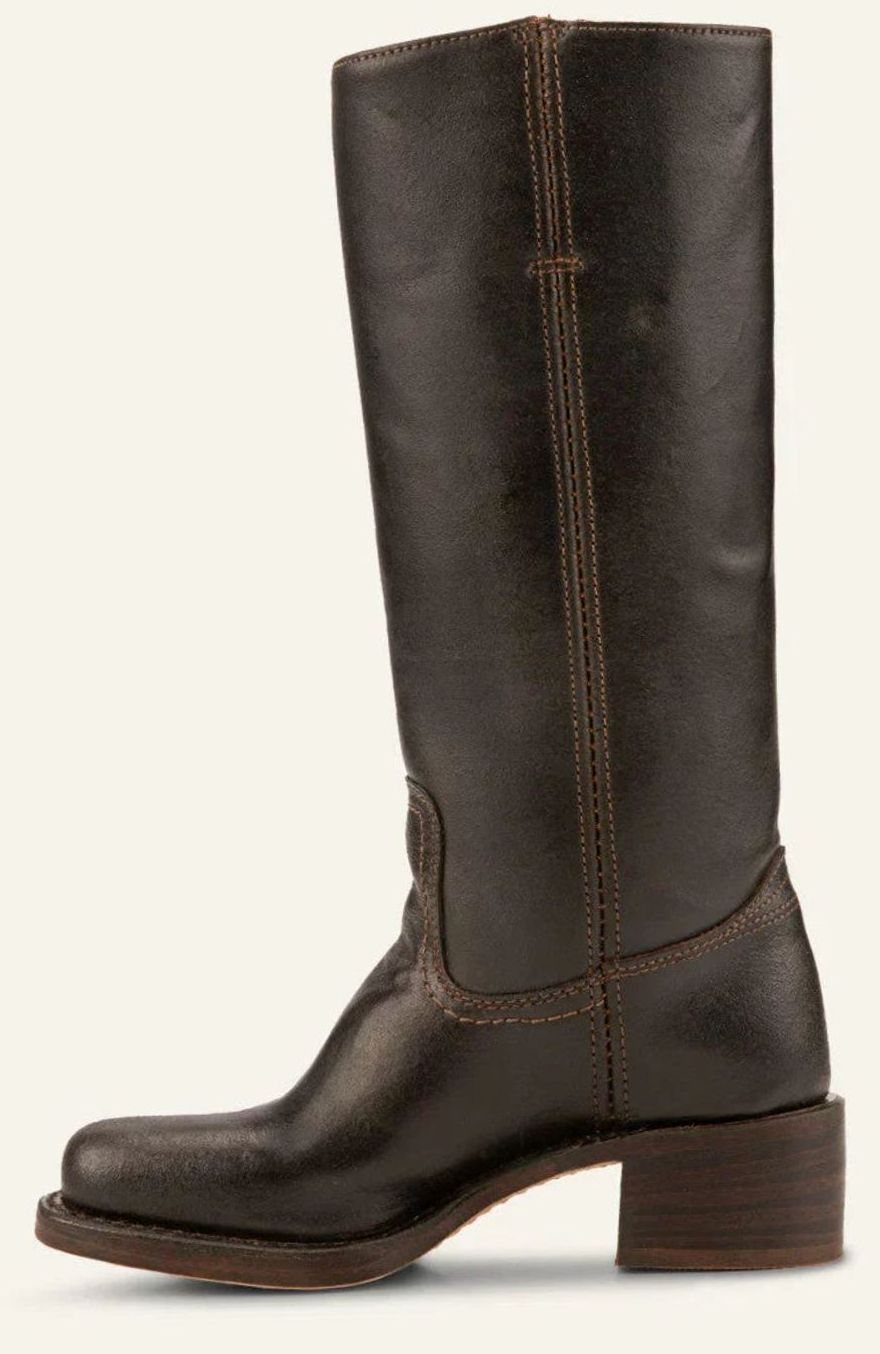 Women's Classic Mid-Calf Stacked Heel Cowgirl Boots