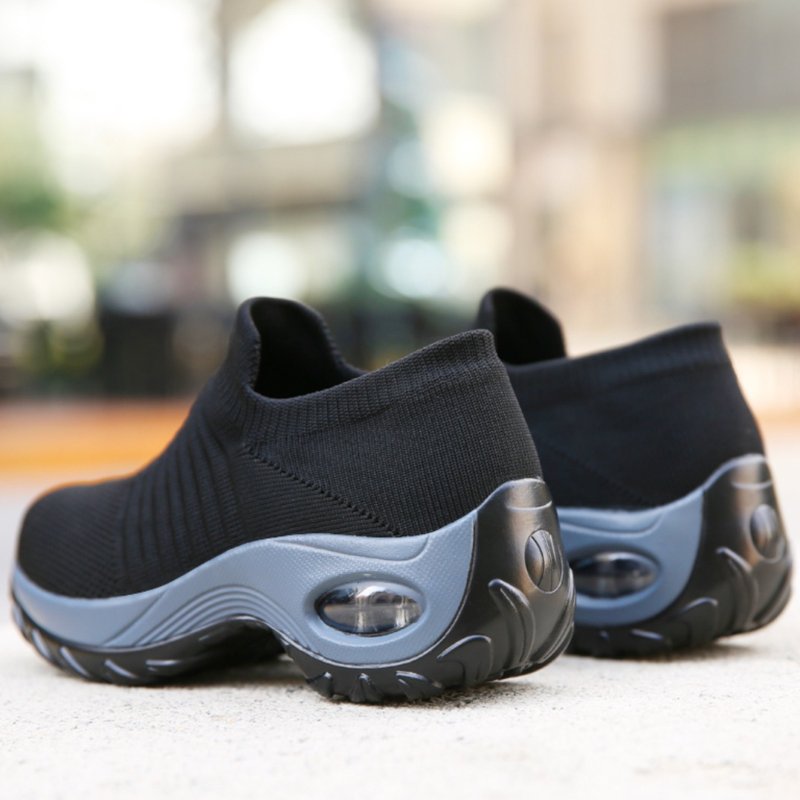 Women's Lightweight Slip-On Knit Orthopedic Walking Shoes