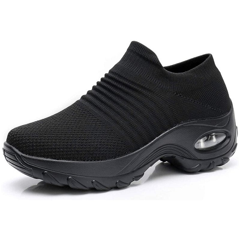 Women's Lightweight Slip-On Knit Orthopedic Walking Shoes