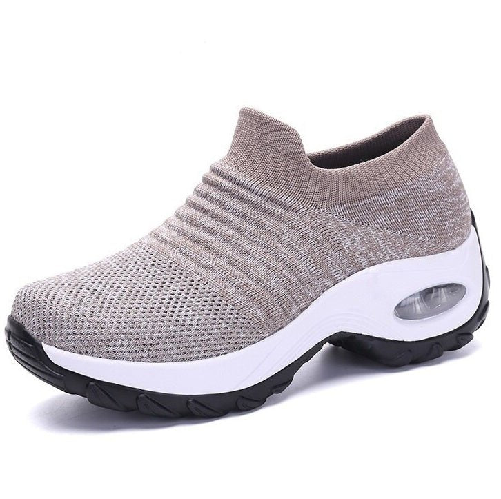 Women's Lightweight Slip-On Knit Orthopedic Walking Shoes