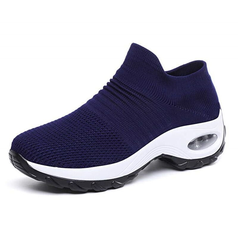 Women's Lightweight Slip-On Knit Orthopedic Walking Shoes