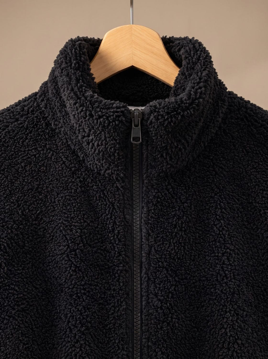 Women's Soft Fleece Zip-Front Jacket with Stand Collar
