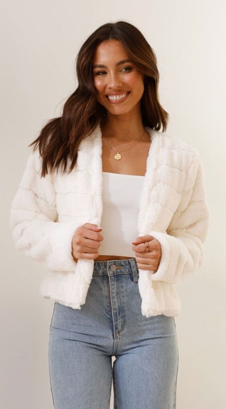 Women's Evening Quilted Short Cardigan Jacket