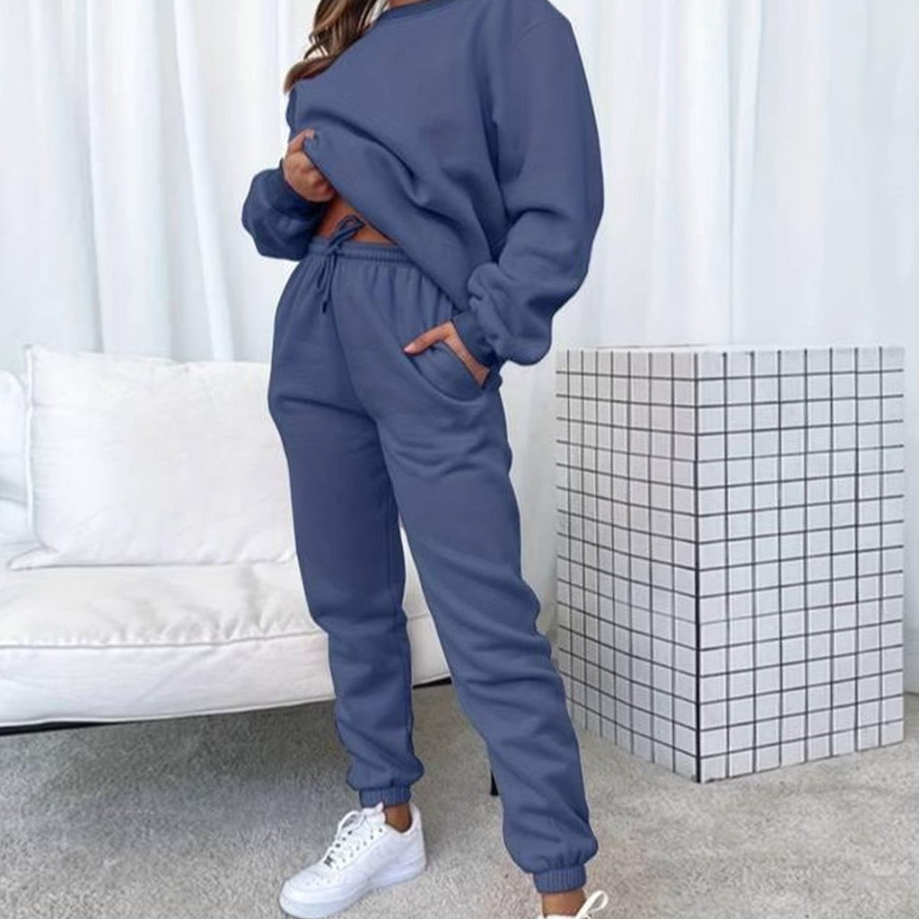 Women's Lazy Sunday Coordinated Sweatshirt Lounge Set