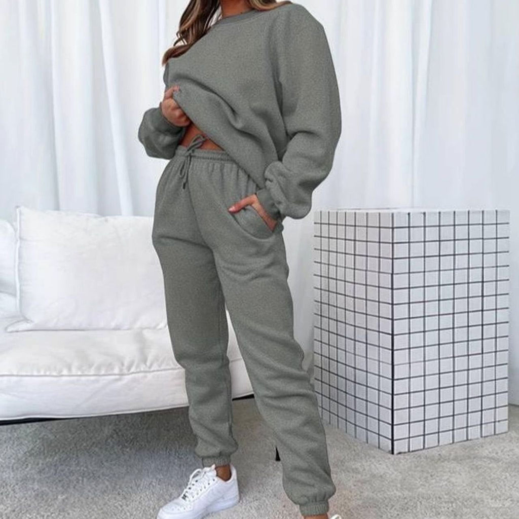 Women's Lazy Sunday Coordinated Sweatshirt Lounge Set