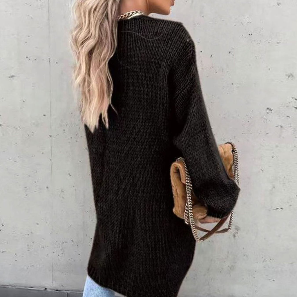 Women's Easy Layering Long Open-Front Soft Cardigan