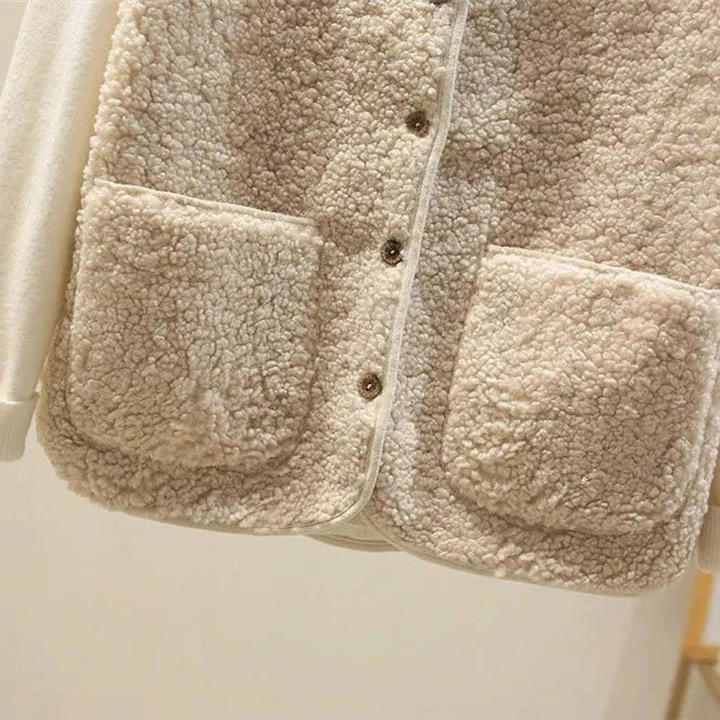 Women's Sherpa Fleece Reversible Sleeveless Vest