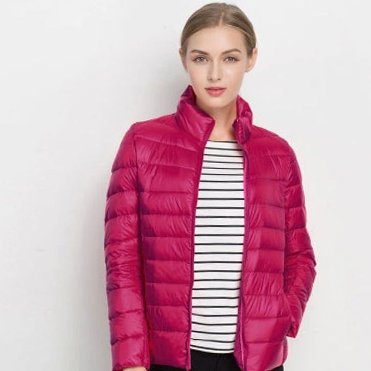 Women's Lightweight Fitted Puffer Overcoat for Weekends