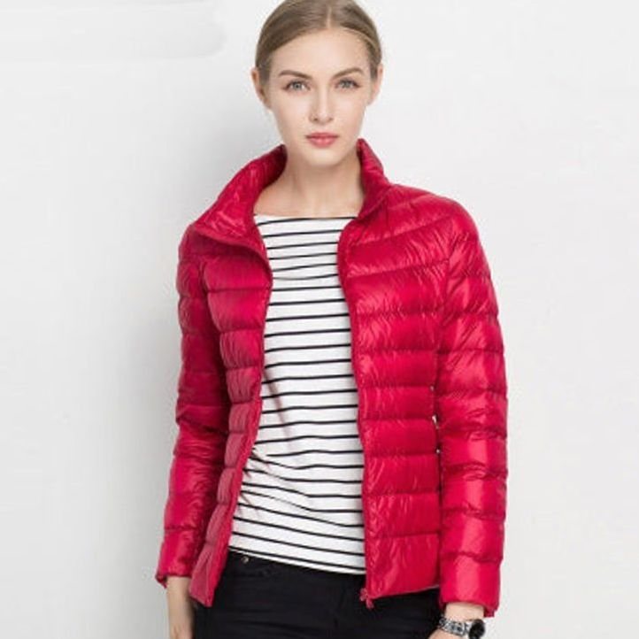 Women's Lightweight Fitted Puffer Overcoat for Weekends